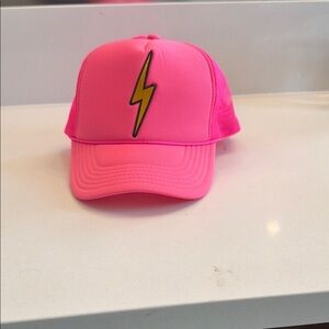 Aviator Nation Pink Lightning Bolt Hat